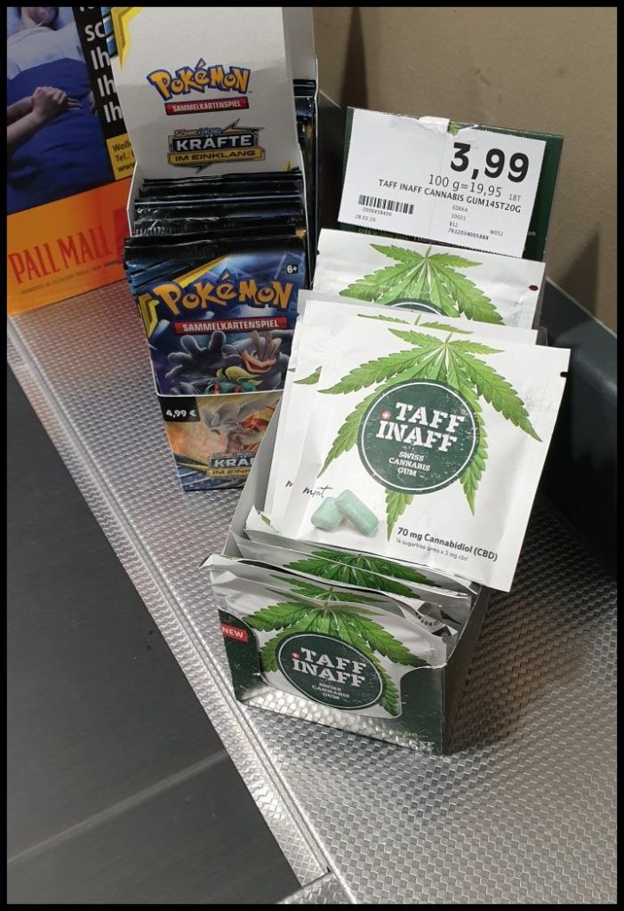 CBD Kaugummis im Edeka